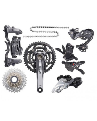 Gruppe Shimano SLX 2x11, Bremsen, Antrieb, Schaltung
