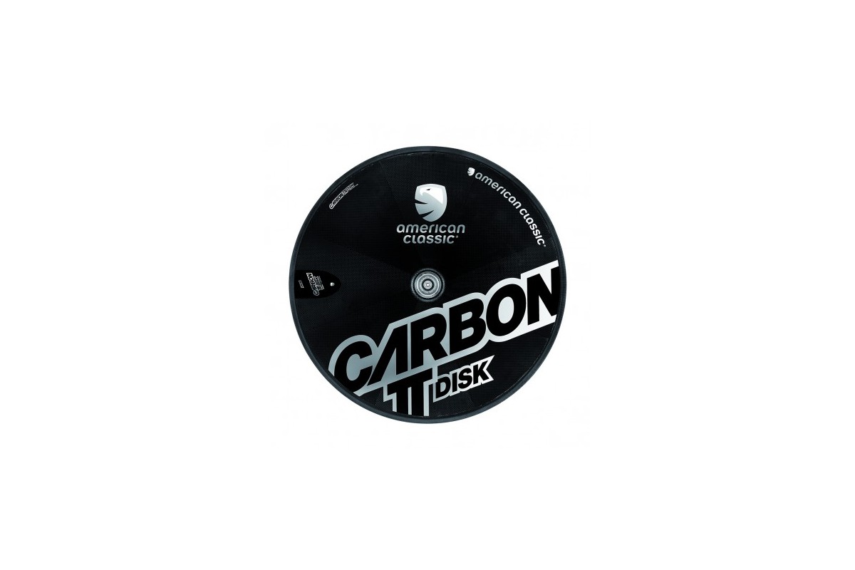 American Classic Carbon Fiber TT Disc Rear Wheel - 700c, Tour Black, Shimano only
