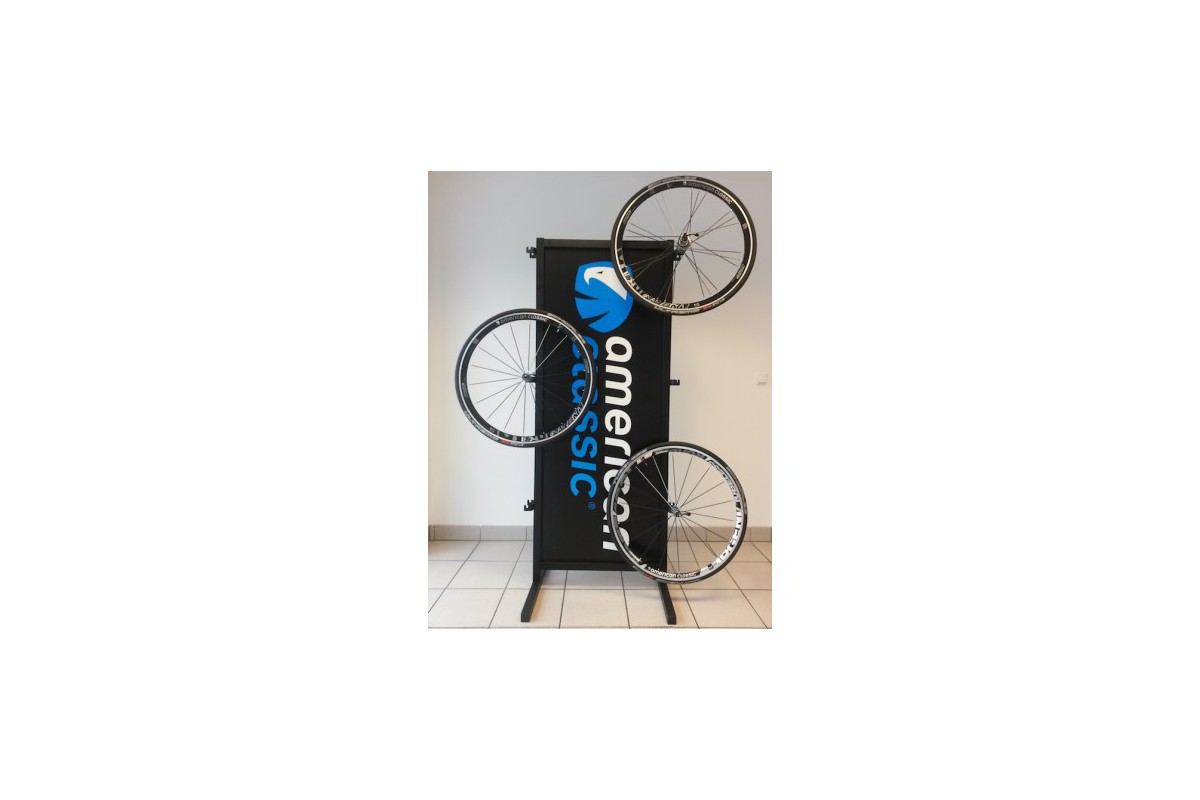 American Classic Wheel Display for 6 wheels, Professional Shop-Display 
