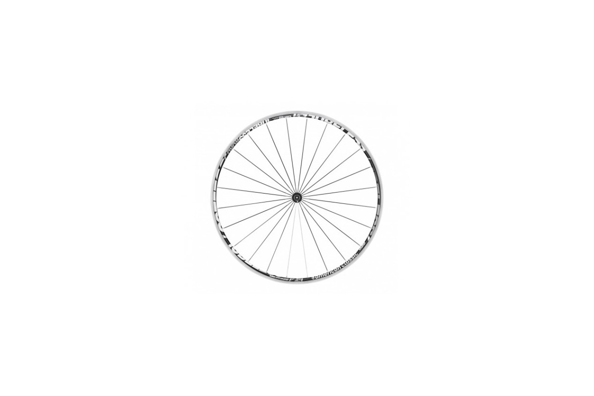 American Classic Road Tubeless Clincher Rim, Front, 24-Hole, regular drilling, Uppercut Black