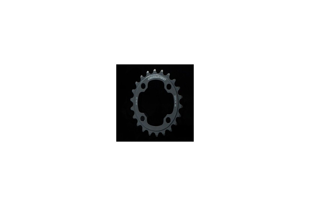Middleburn 4-Arm Chainring, 22T., black