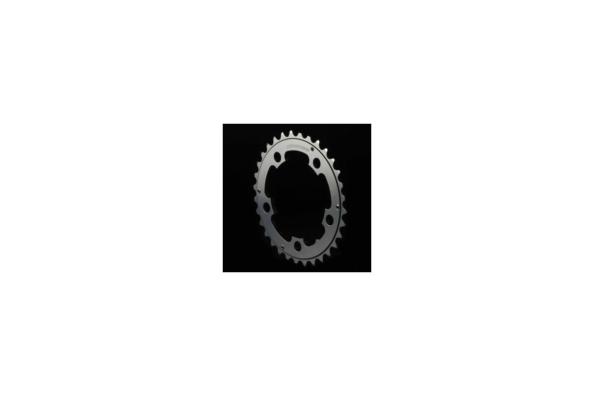 Middleburn 5-Arm Chainring with SlickShift Ramps, 30T., silver