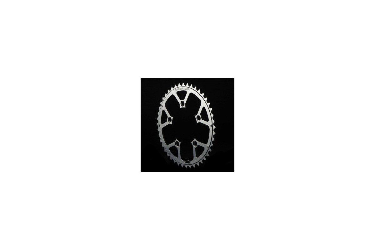 Middleburn 5-Arm Chainring with SlickShift Ramps, 40T., silver