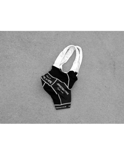 Konstructive Team Clothing, Cycling Hose, lang, black and white style, Größe medium