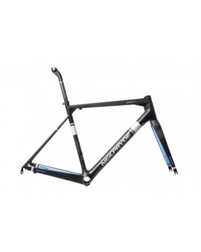 NEILPRYDE BURAsl Carbon Frame Set, M, Black and Blue