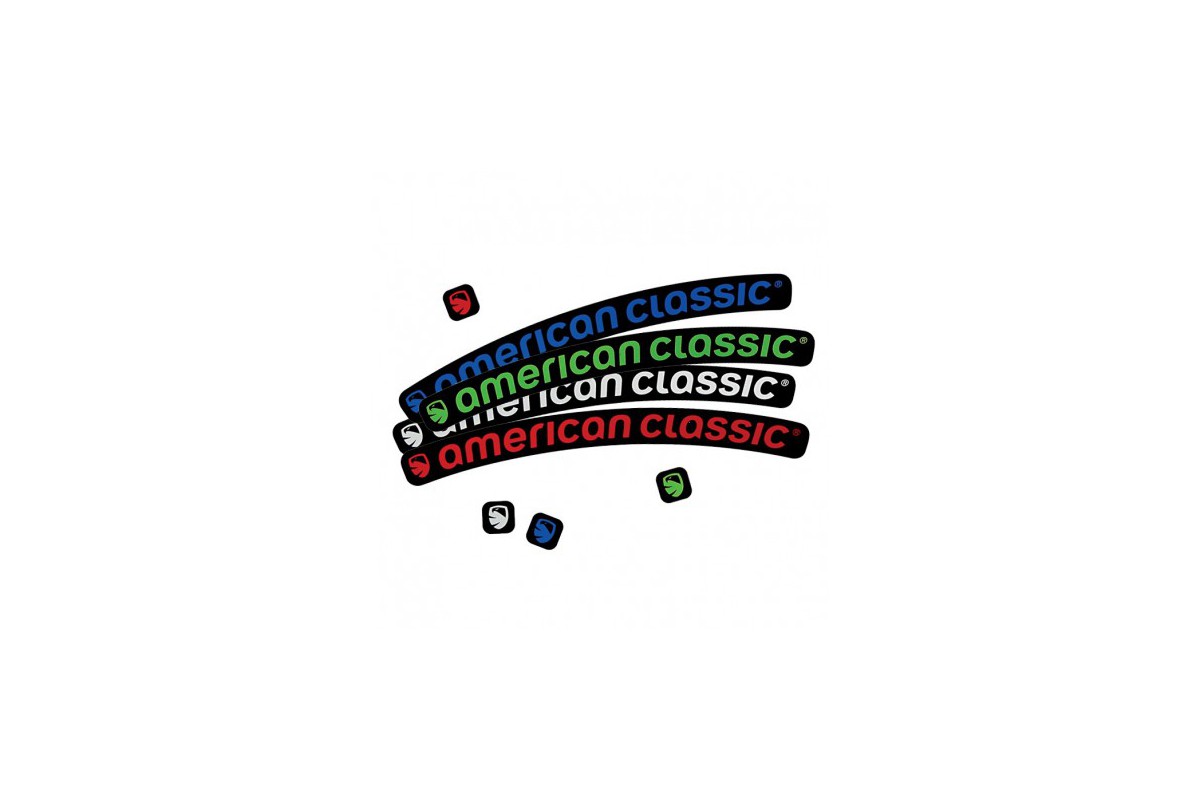 American Classic 101 Rim Decals, green