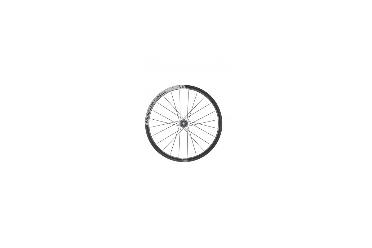 American Classic 420 Tubeless Disc Aero Road Wheelset, Stealth black