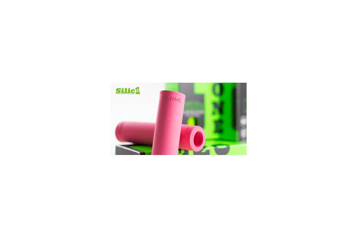 Silic1 Silicone Grips, smooth, pink