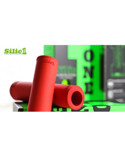 Silic1 Silicone Grips, smooth, red