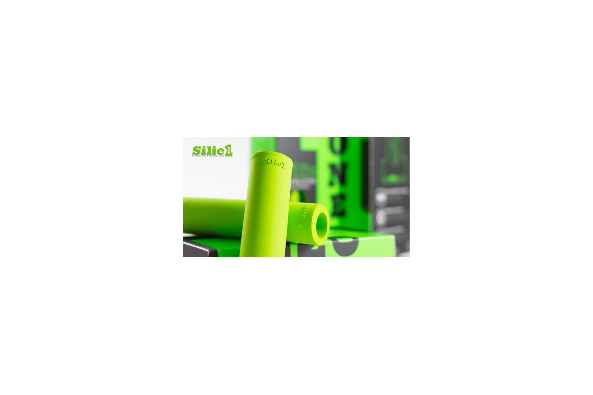 Silic1 Silicone Grips, smooth, green