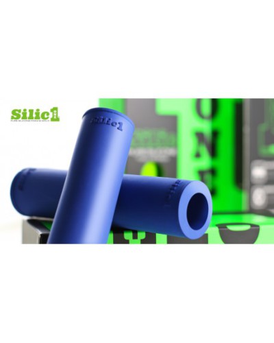 Silic1 Silicone Grips, diamond pattern, dark blue
