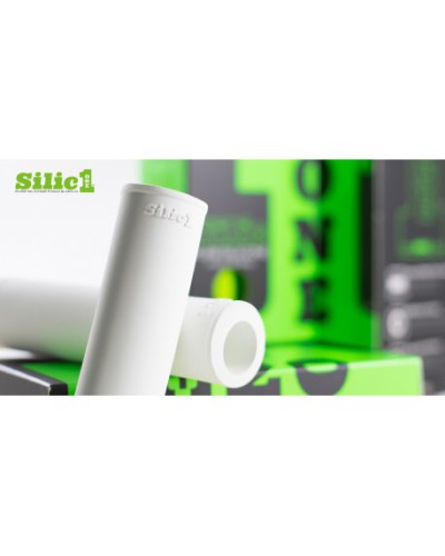 Silic1 Silikon Griffe, diamond pattern, weiß