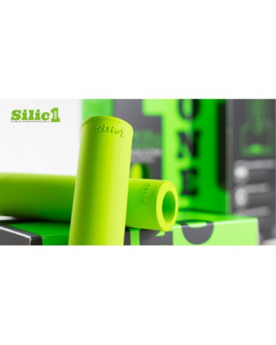 Silic1 Silicone Grips, diamond pattern, green