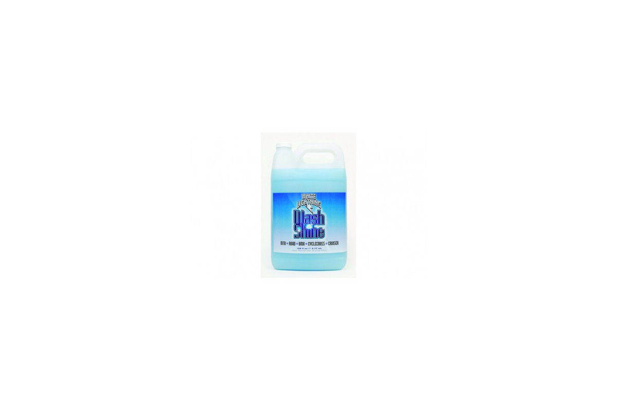 White Lightning WASH AND SHINE Bike Cleaner, 1 Gallon