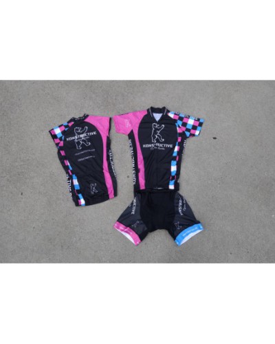 Konstructive Team Clothing, Cycling Weste, black and white style, Größe small