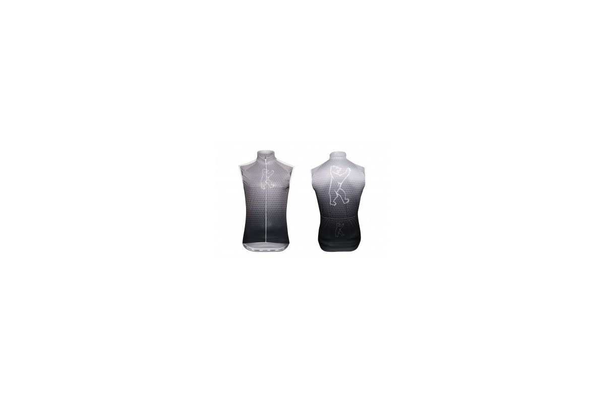 Konstructive Clothing, mens cycling vest, "Team Nano Carbon" style, Größe / size small