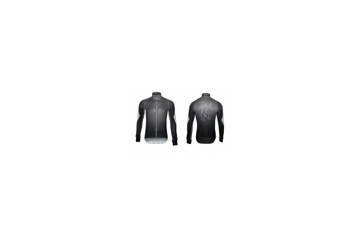 Konstructive Clothing, mens softshell cycling jacket, "Nano Carbon" style, Größe / size small