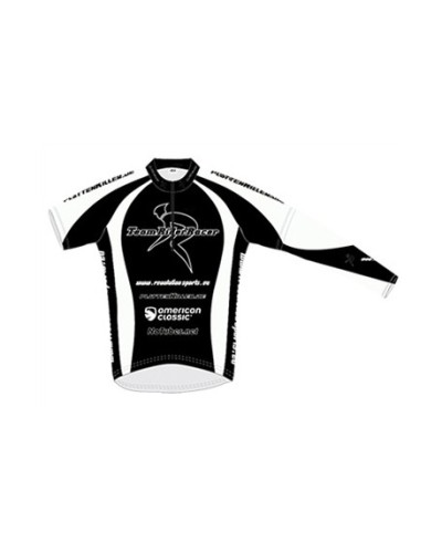 RiderRacer Team Trikot BLACK SERIES, Größe small, kurze Ärmel