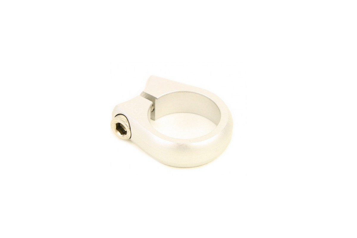 DKG Sattelstützenklemme, silber, 29,6 mm