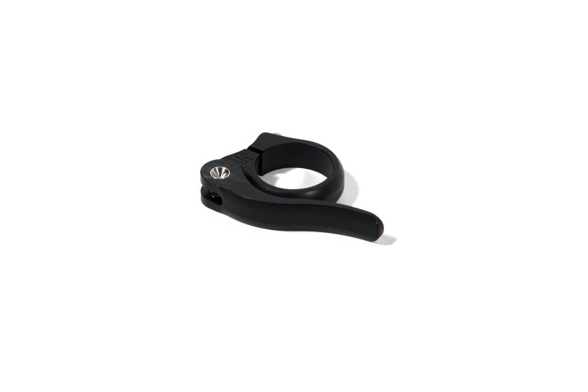 DKG Schnellspann-Sattelstützenklemme, schwarz, 29,6 mm