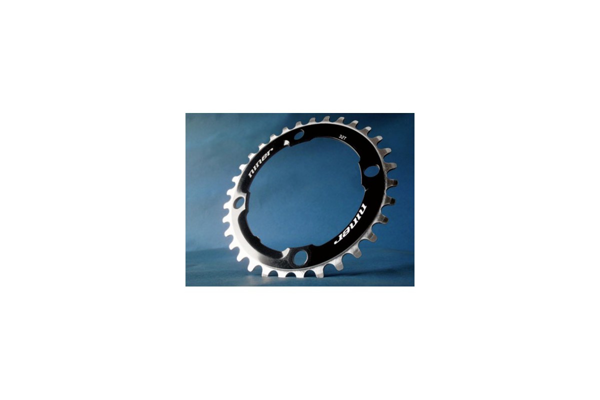 NINER Single-Speed Chainring 32 Teeth, black anodized