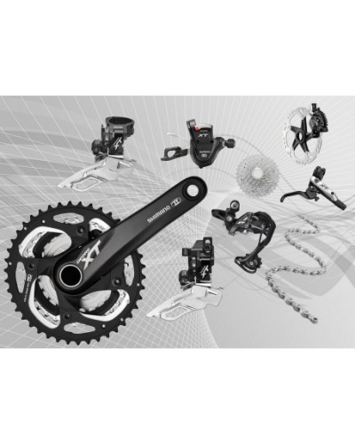 Gruppe Shimano XT 1x11, Bremsen, Antrieb, Schaltung