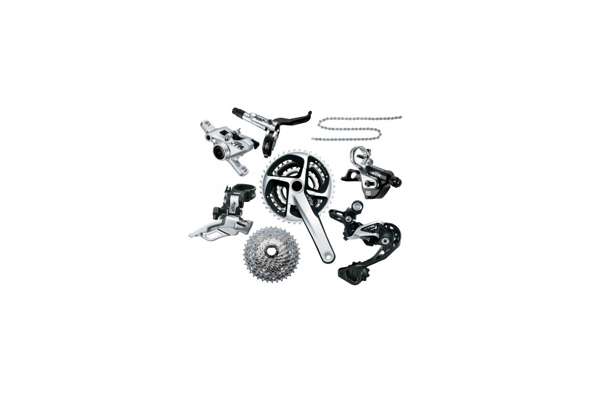 Gruppe Shimano XTR 1x12, Bremsen, Antrieb, Schaltung
