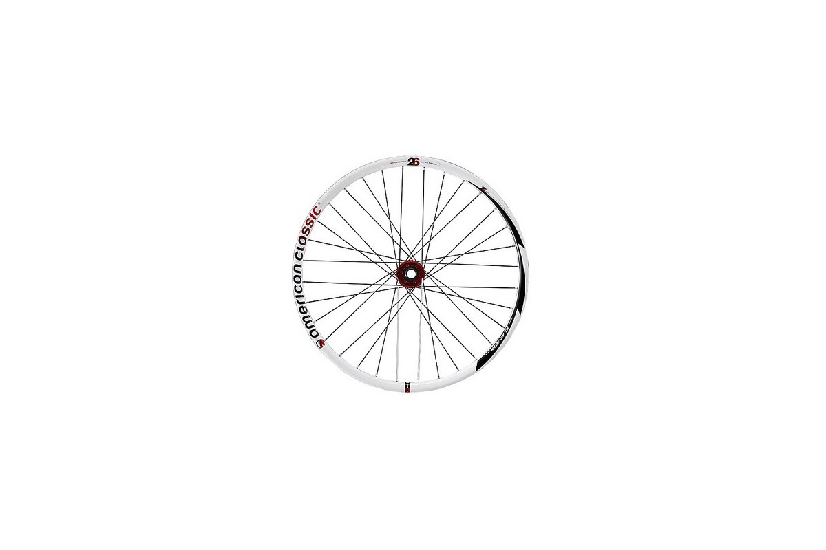 American Classic MTB 26 Disc All Mtn Felge, white Buzzaw Style